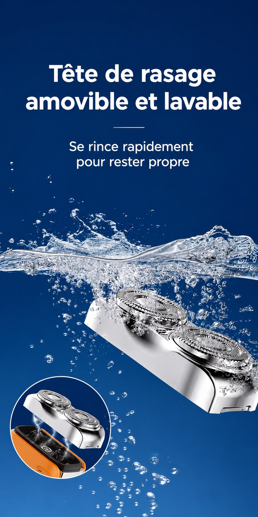 Mini rasoir éléctique