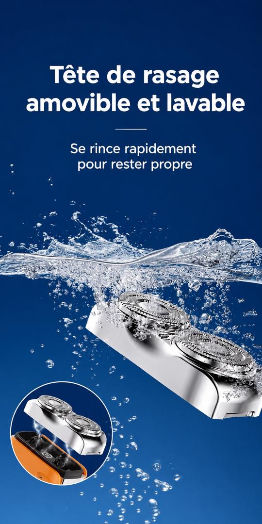 Mini rasoir éléctique